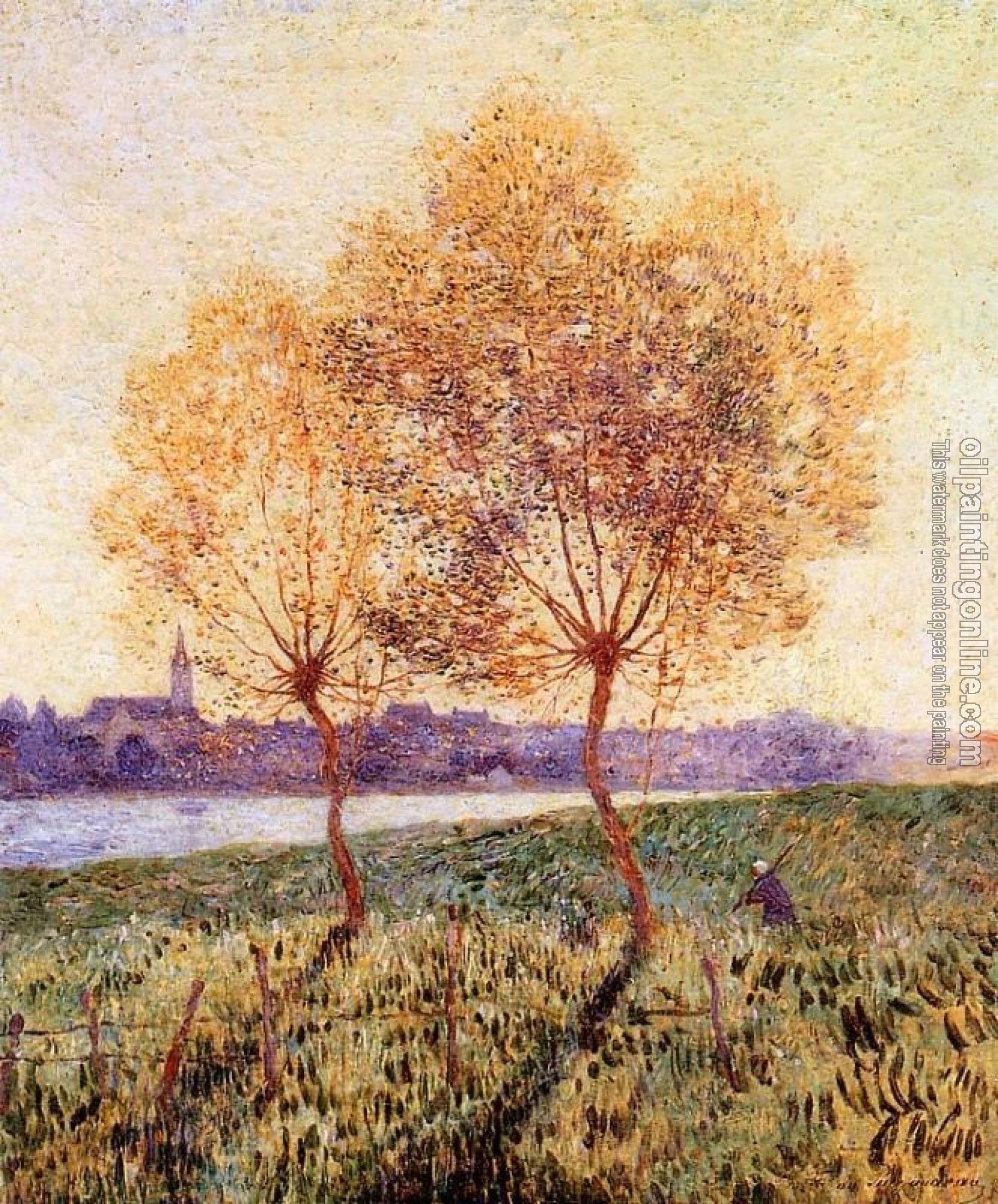 Ferdinand Loyen Du Puigaudeau - The Banks of the Loire, Basse Indre